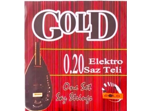 Gold 0.20 Uzun Sap Elektro Saz Teli